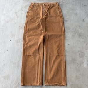 Carhartt brown double knee work wear carpenter pants